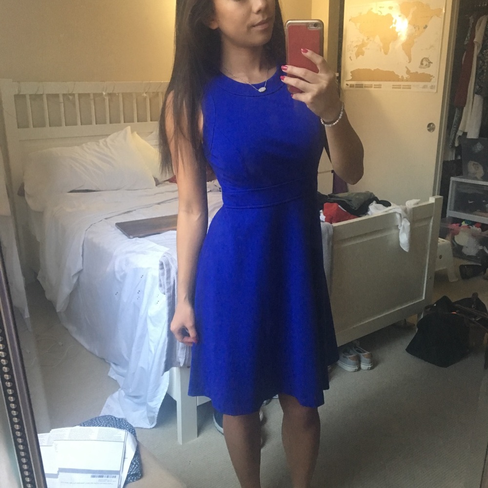 Vince camuto 0P blue dress